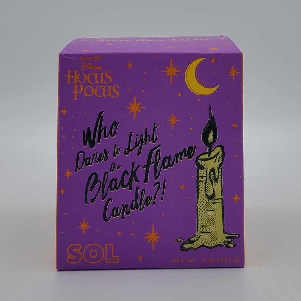 Colourpop SOL Body Disney Hocus Pocus Black Flame 8oz Candle NEW IN BOX